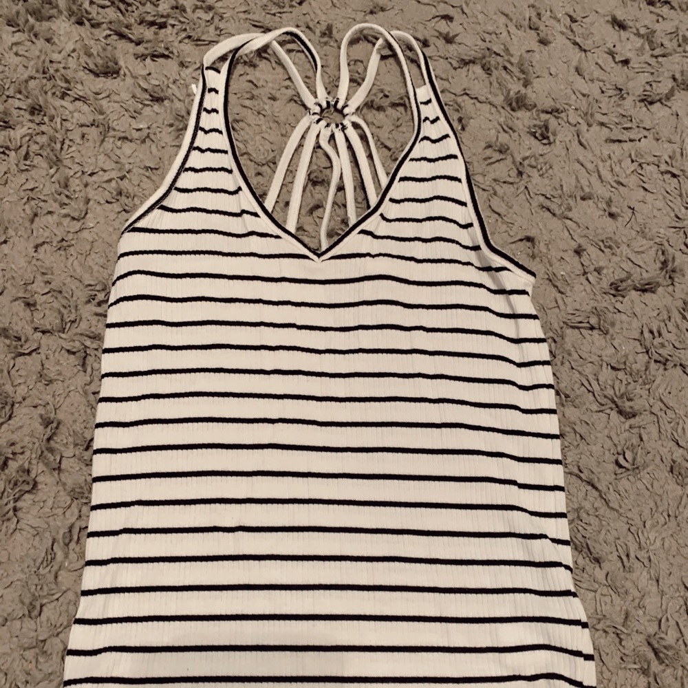 striped crop top
